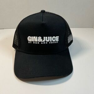 Gin and Juice by Dre and Snoop SnapBack hat black one size unbranded new
